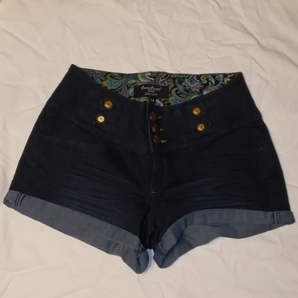 Denim shorts